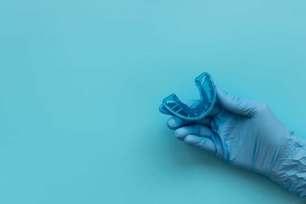 A photo of a night time mouth guard