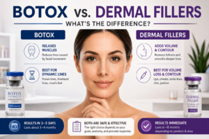 Botox vs Dermal Fillers