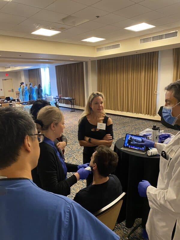 Masseter Botox Gone Wrong 5 Aafe Hands-On Facial Anatomy Training With Instructor Teaching Medical And Dental Professionals During Cadaver Lab Session