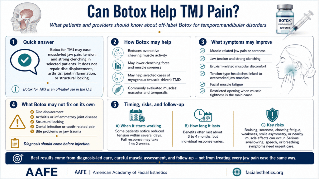 Can Botox Help Tmj Pain Infographic