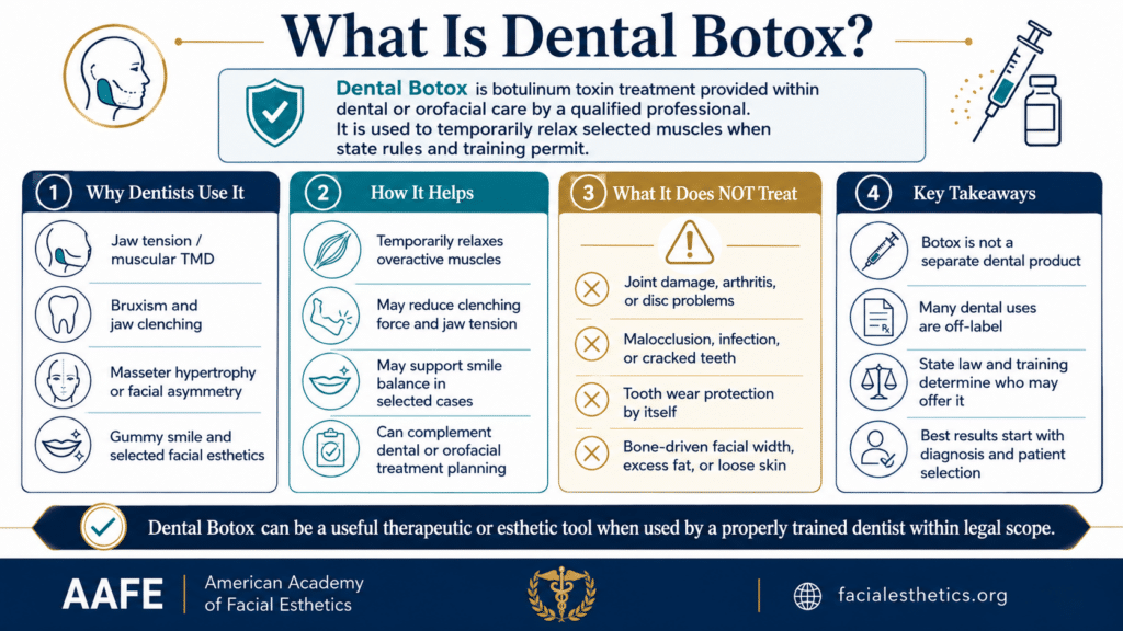 Dental Botox: Uses, Benefits &Amp; Costs 2 What Is Dental Botox Infographic